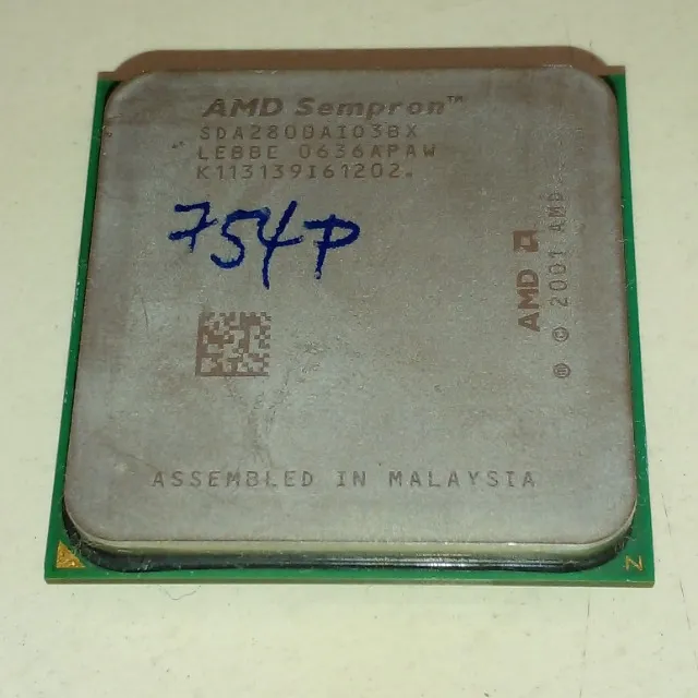 Processador Sempron 2800+ 1,6Ghz (Soquete 754)