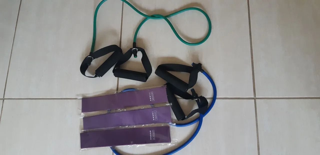 Fitas e elástico pilates  - Foto 4