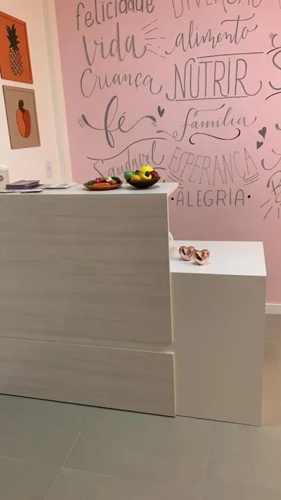 Balcão Live X acabamento branco e carvalho - Foto 4