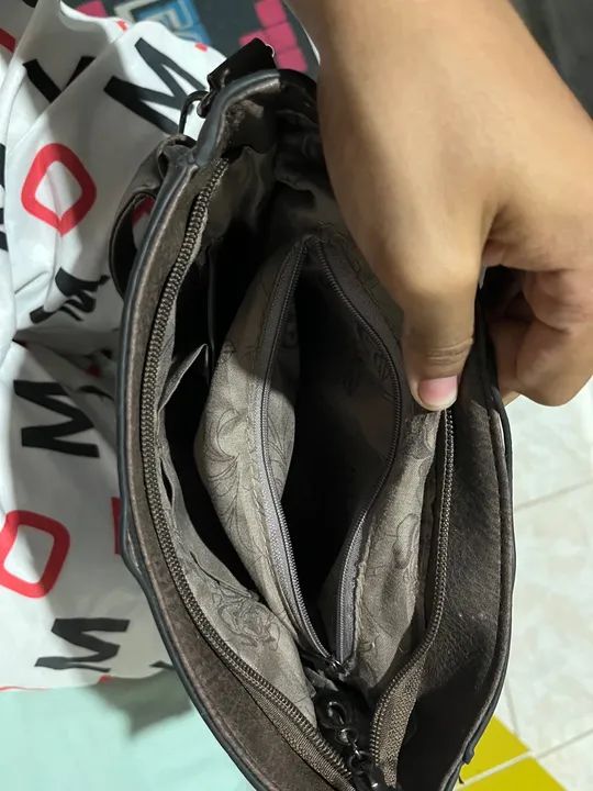 Bolsa de Ombro Marrom - Foto 2