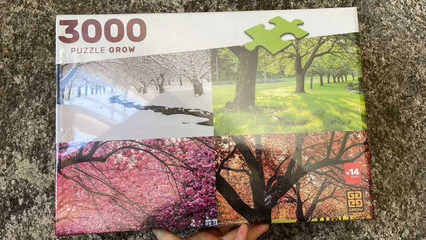 Quebra-cabeça 3000 peças Grow Estações lacrado