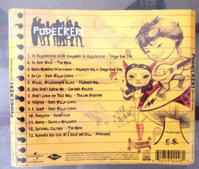 Pode Crer - Cd Trilha Sonora Original - Foto 2