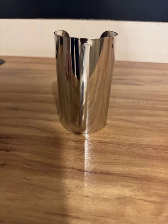 Porta garrafa em banho de prata - Foto 2