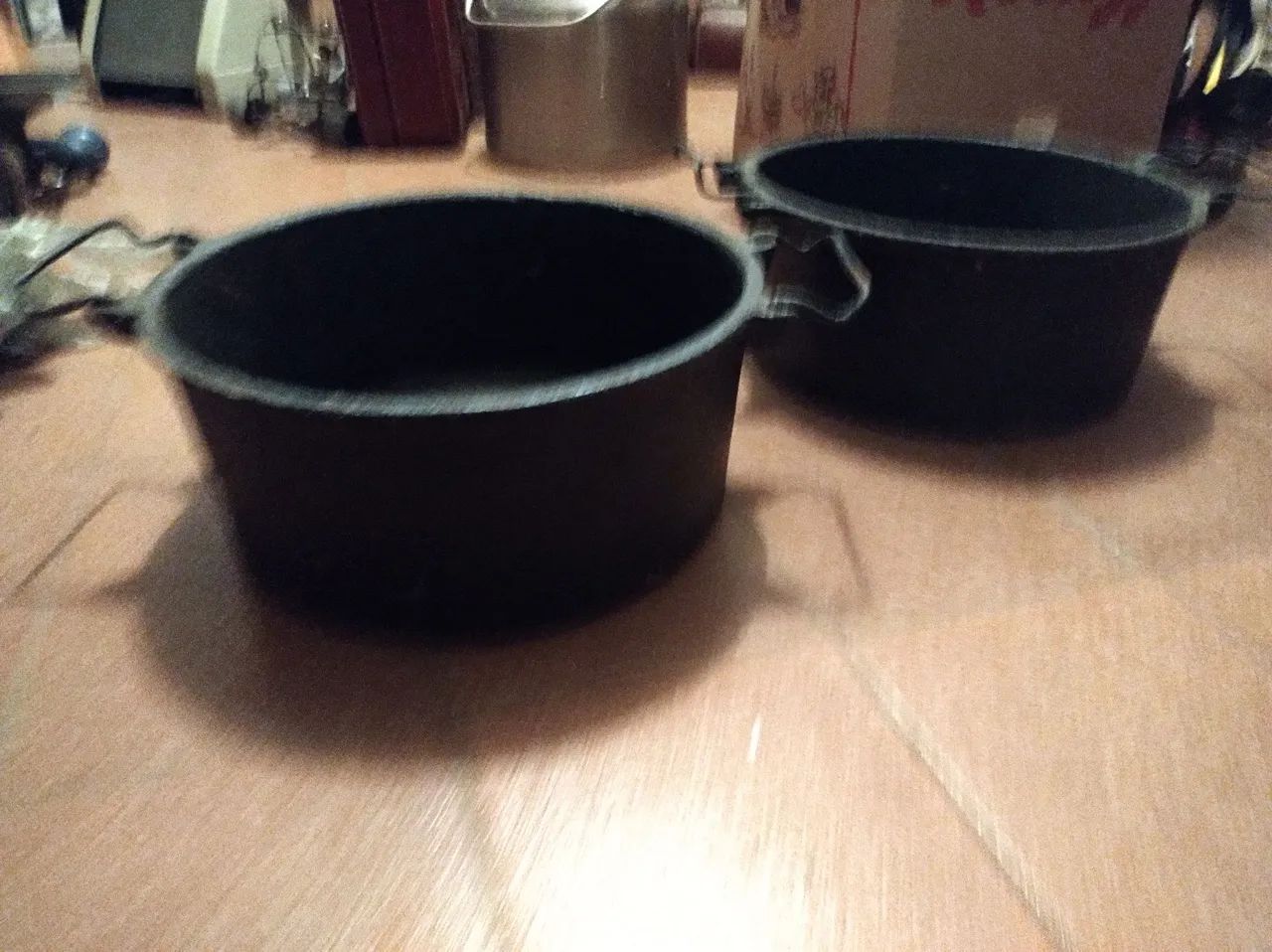 Panelas caçarola antiga 12 litros enfeite. - Foto 2