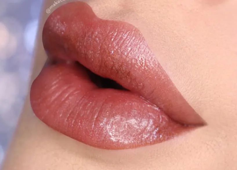 Batom Líquido Ruby Rose Silk Skin marrom  - Foto 3