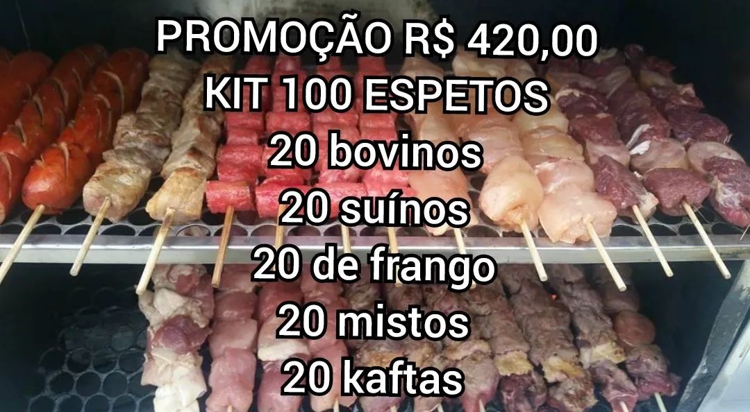 Espetinhos Premium- qualidade top