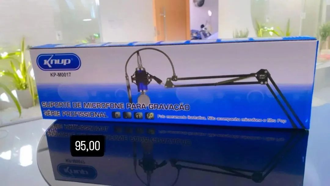 Suporte articulado para microfone 