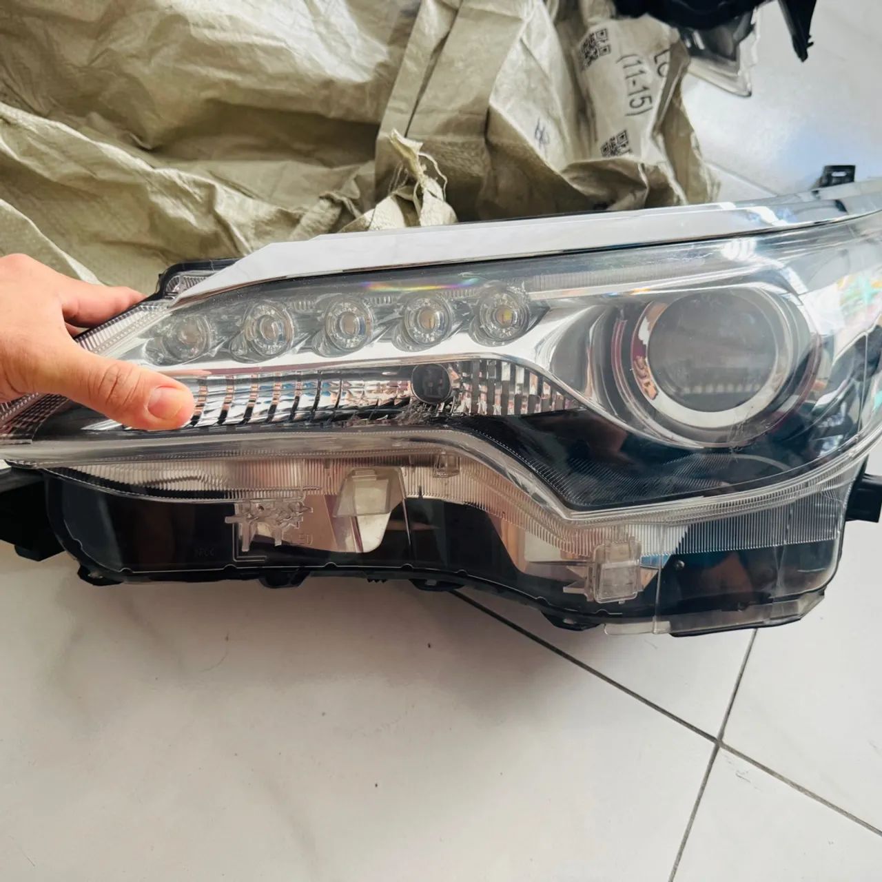 Par Farol Sw4 2016 2017 2018 2019 2020 Com Led Projetor - Foto 4