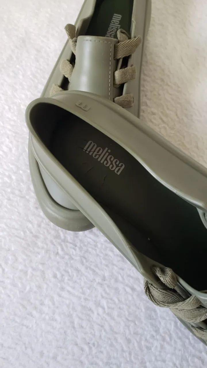 tênis melissa slip on verde musgo tamanho 36 - Foto 2