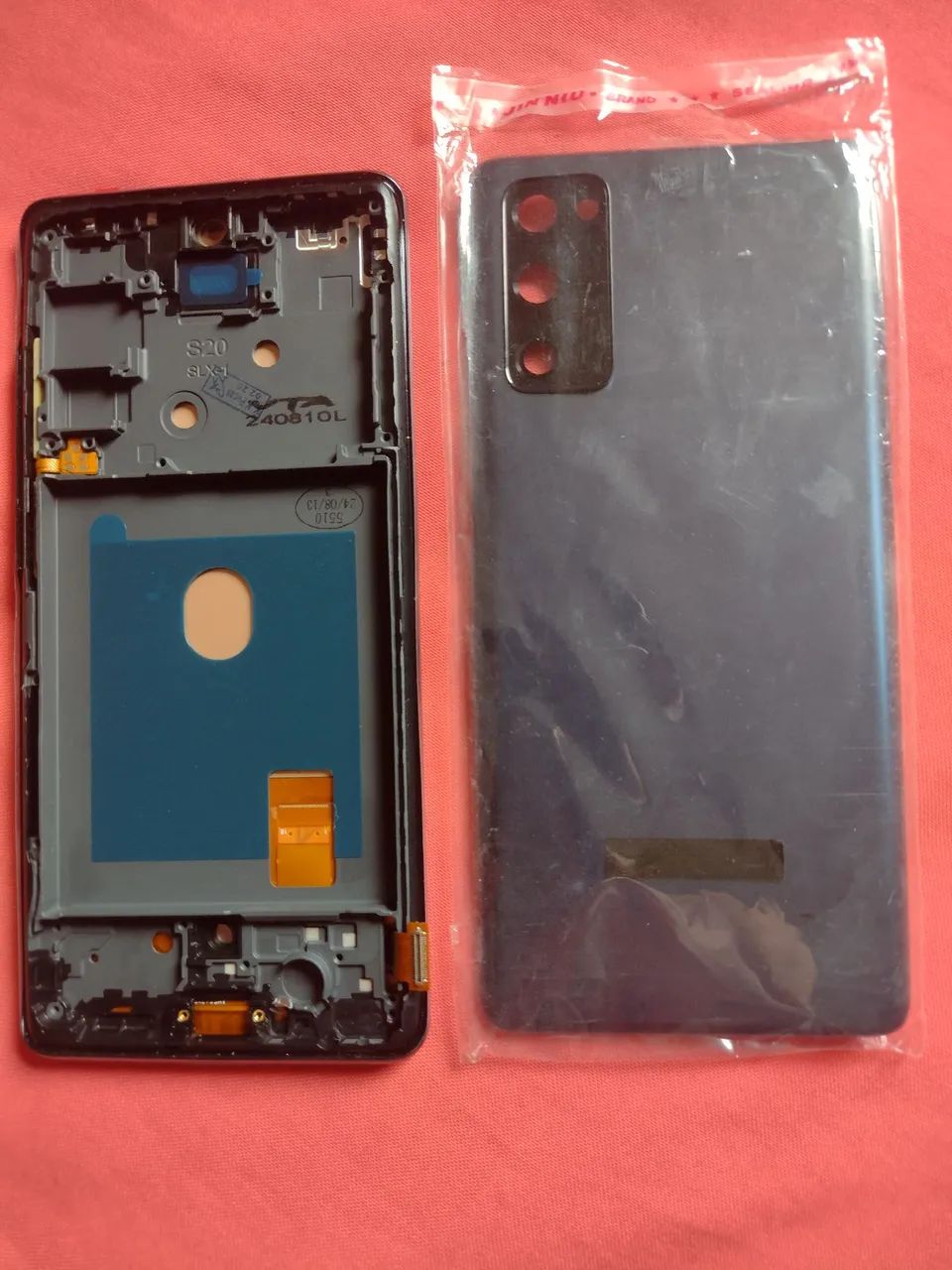 Frontal Galaxy S20 FE nacional nova + tampa traseira 