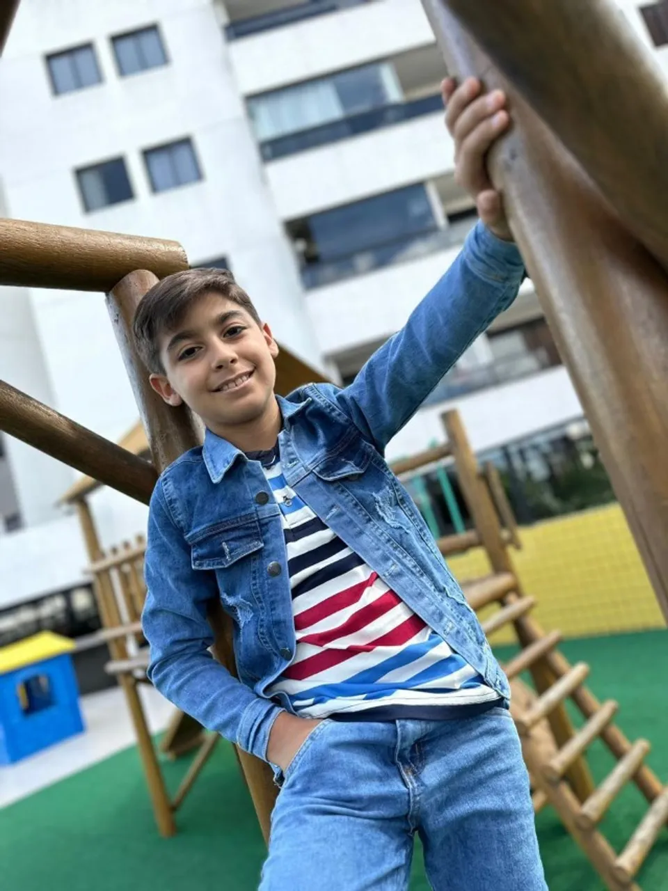 Jaqueta Jeans Infantil Masculina