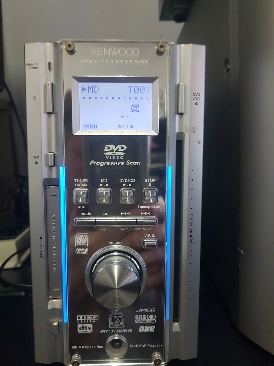 Mini sistem kenwood com vdv e dm