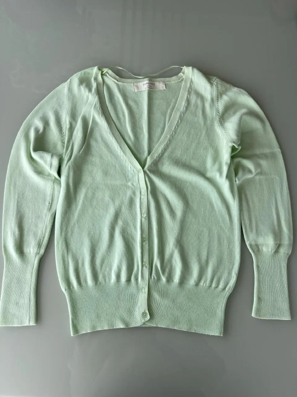 Cardigã Zara P verde