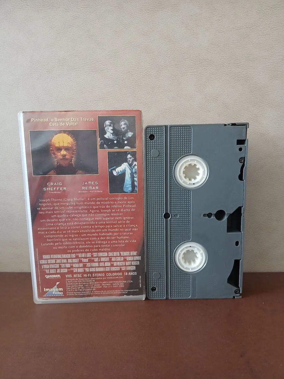 Fita Vhs Hellraiser Inferno - DVD, Blu-Ray e Vídeo Cassete