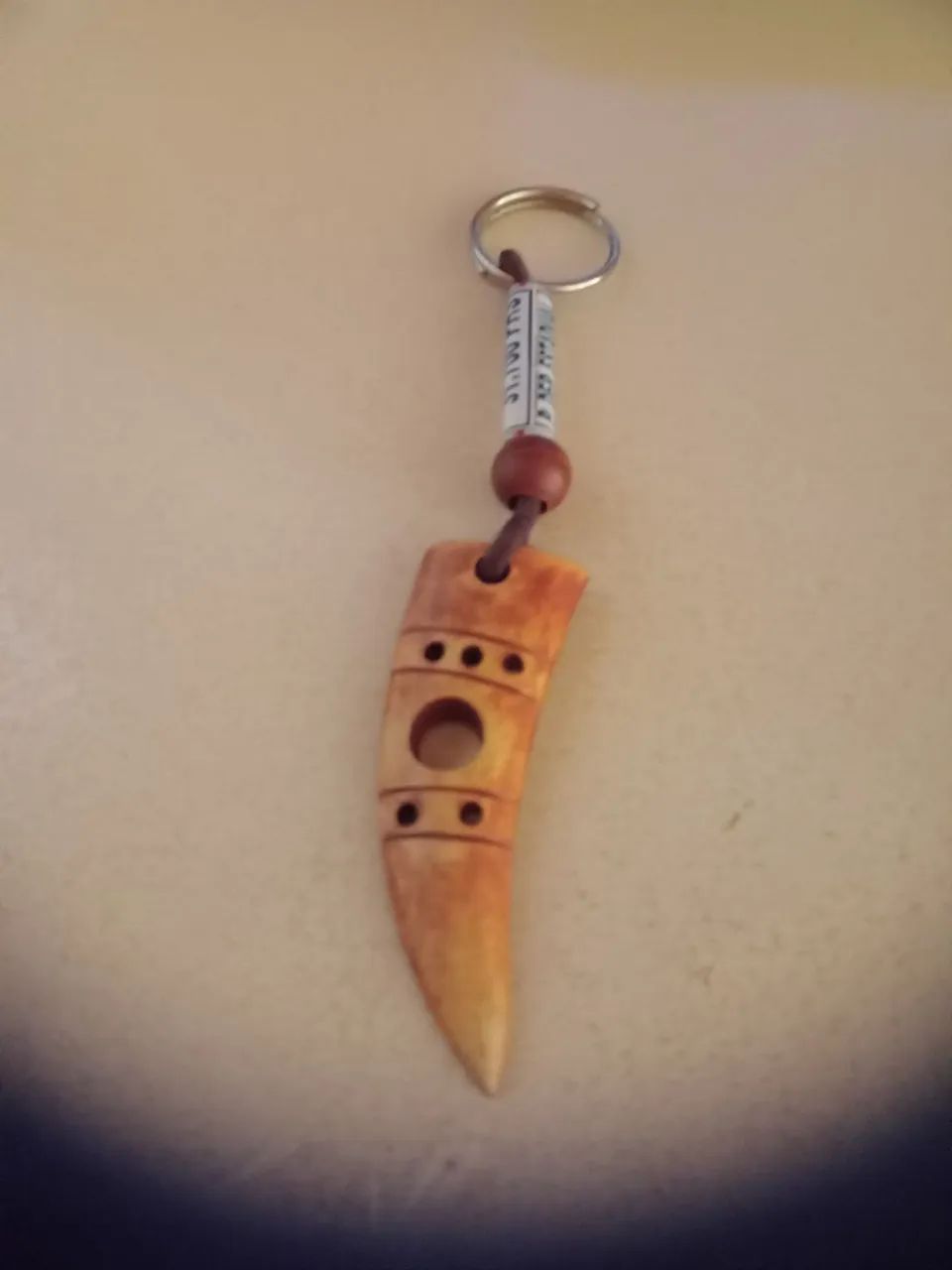 Chaveiro de dente de tubarão