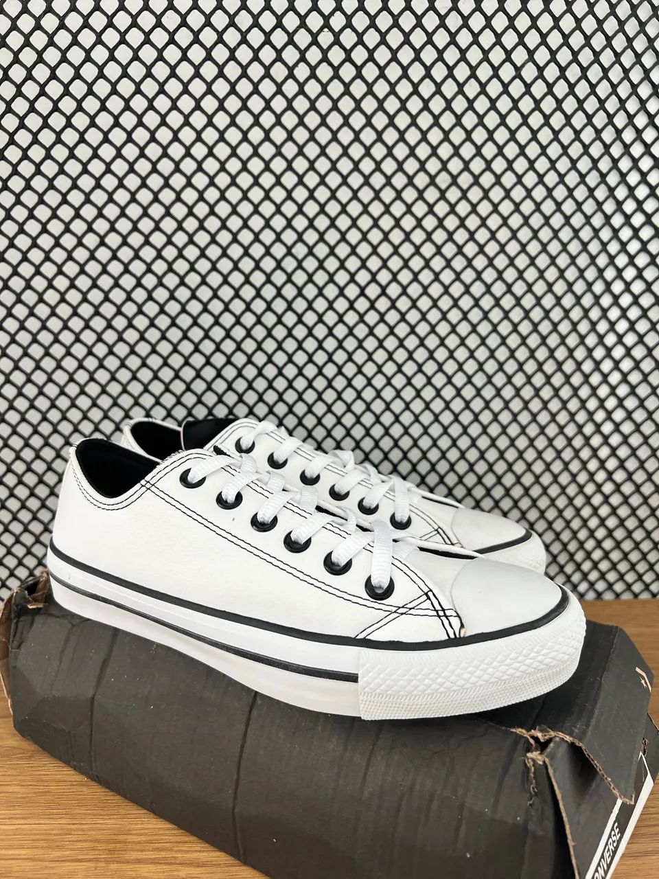 Tênis All Star Couro Promoção Branco  - Foto 2