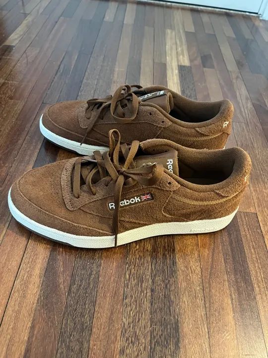 Tênis Reebok Club C 85 Masculino Marrom - 41 - Foto 3
