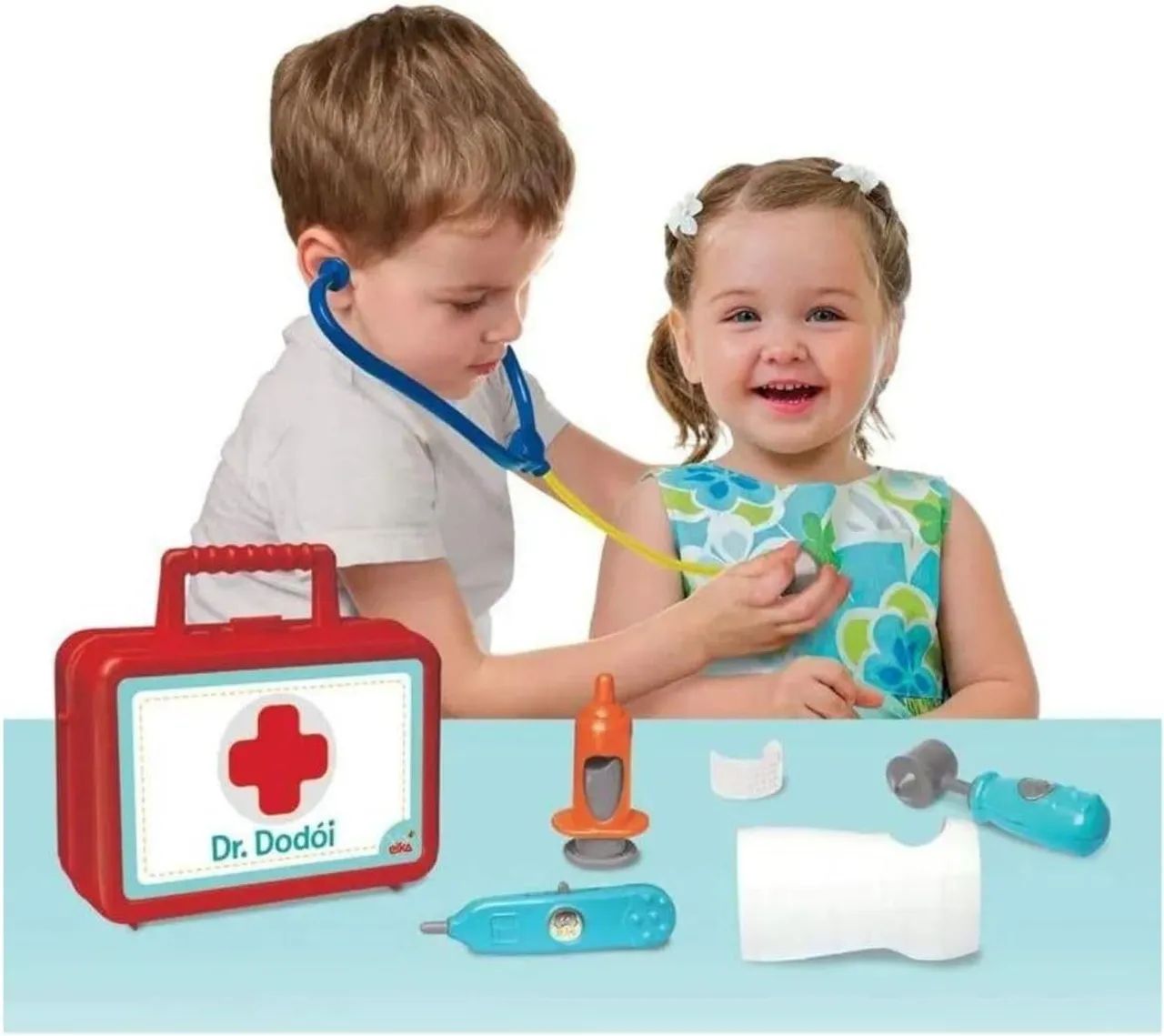 Kit Medico Dr. Dodoi Brincando de Profissões Elka Multicor