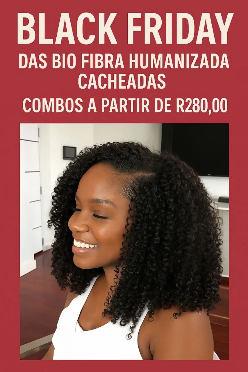 Promoção Combos de bio humano cacheado. - Foto 2