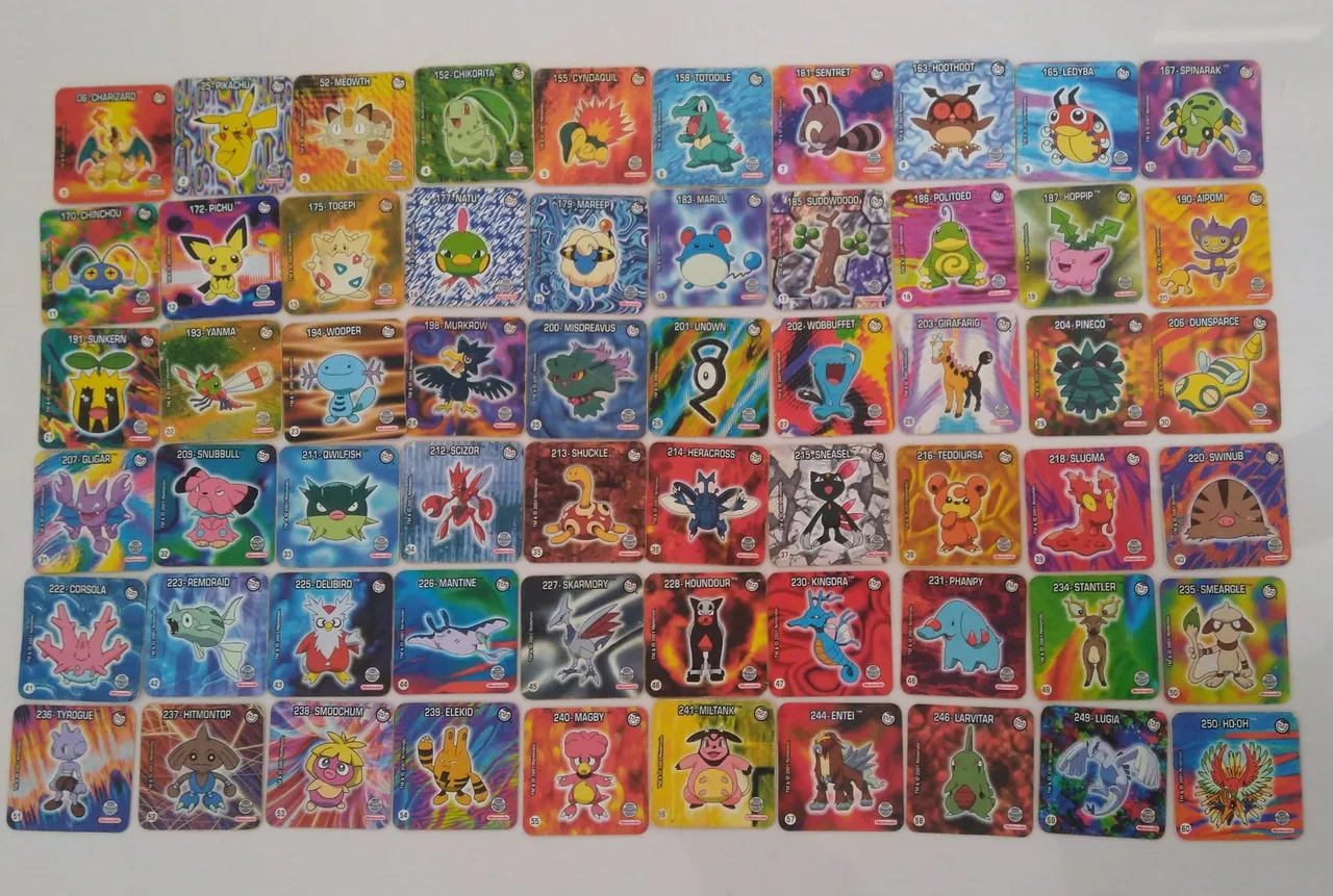 Coleção Cards Joken-Pokémon COMPLETA
