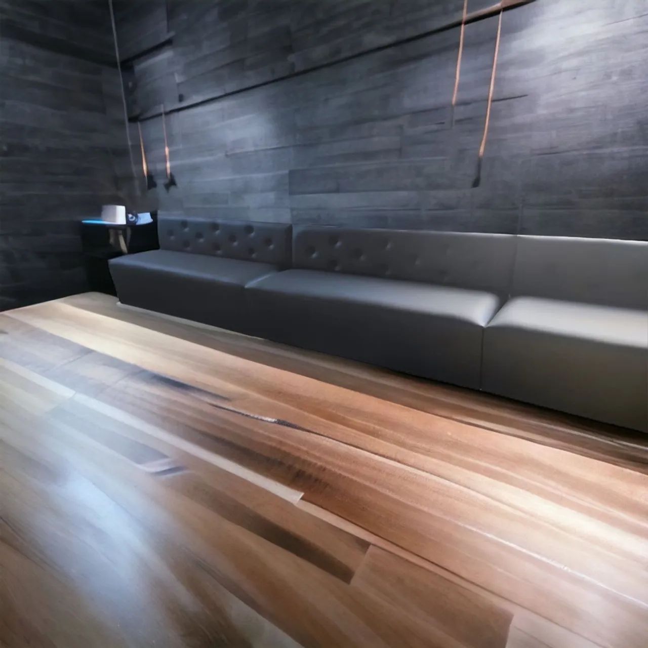 Sofá 3 lugares em Corino POLTRONA ESPERA booth