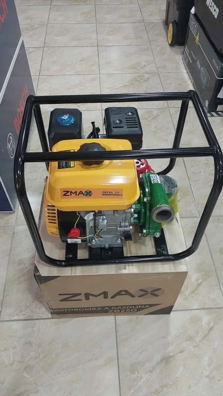 Motobomba centrífuga 7hp 4T 2.5"x2" Zmax(Loja/Nova) - Foto 5