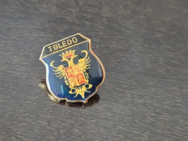 2 Bottons / Pin / Broche. Souvenir Espanha E Toledo. Vintage - Foto 2