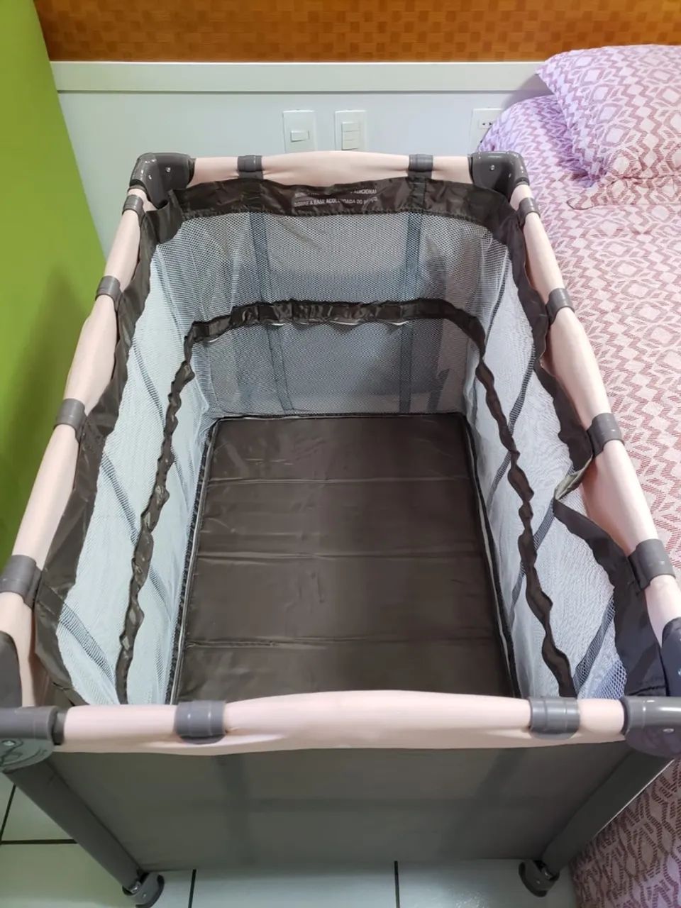 Berço Portátil Galzerano com colchão Ortobom   - Foto 5