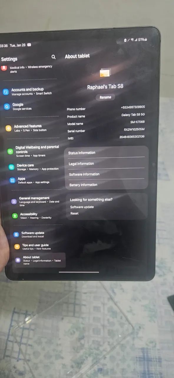 Galaxy tablet s8  - Foto 5