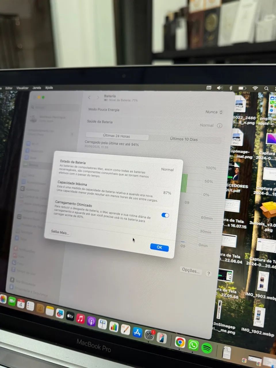 MacBook Pro 13 M1 1TB 16GB custom KO PT-BR - Foto 3