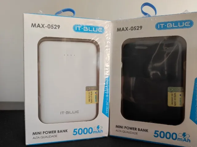Power Bank 5000Mah p/ Samsung iPhone LG Motorola - Nova