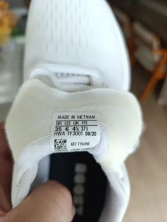 Tênis Adidas Feminino Branco - Tam. 35 - NOVO - Foto 6