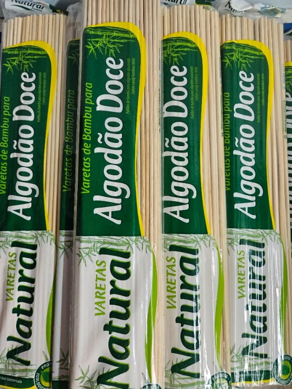 500 Palitos Bambu para Algodão Doce 40 cm - Foto 3