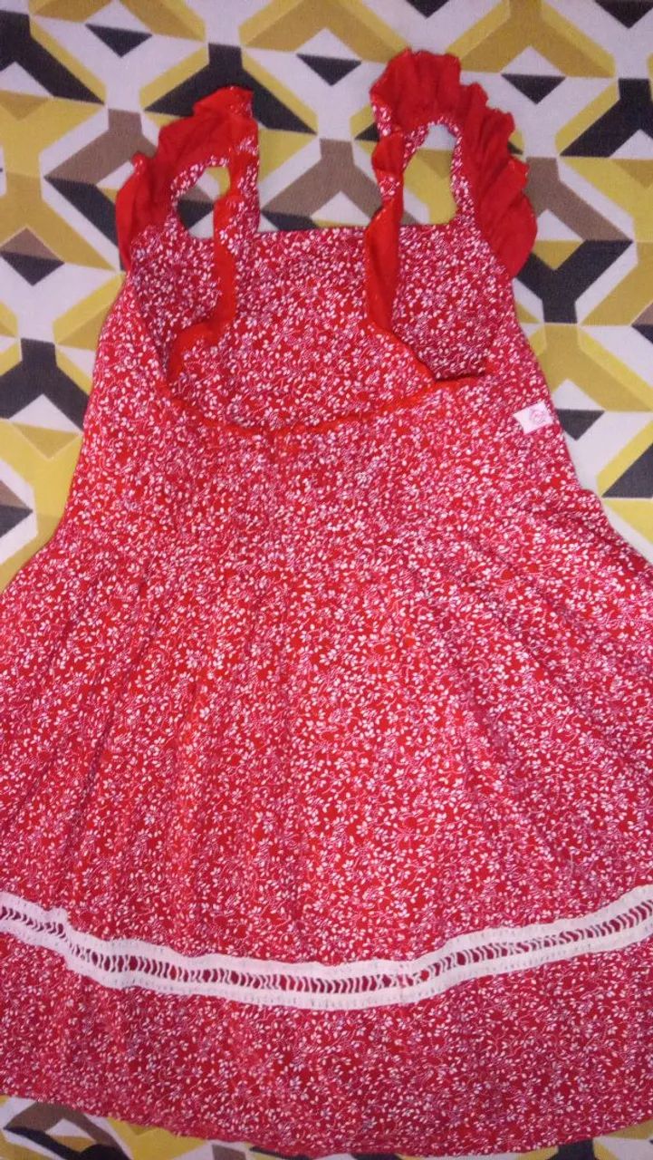 Vestido infantil florido - Foto 2