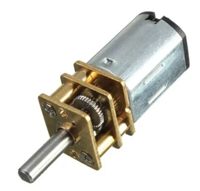 Motor Micro Dc De 3v a 12v 300rpm Com Caixa De Redução N20 Automação Robótica COD-AM609
