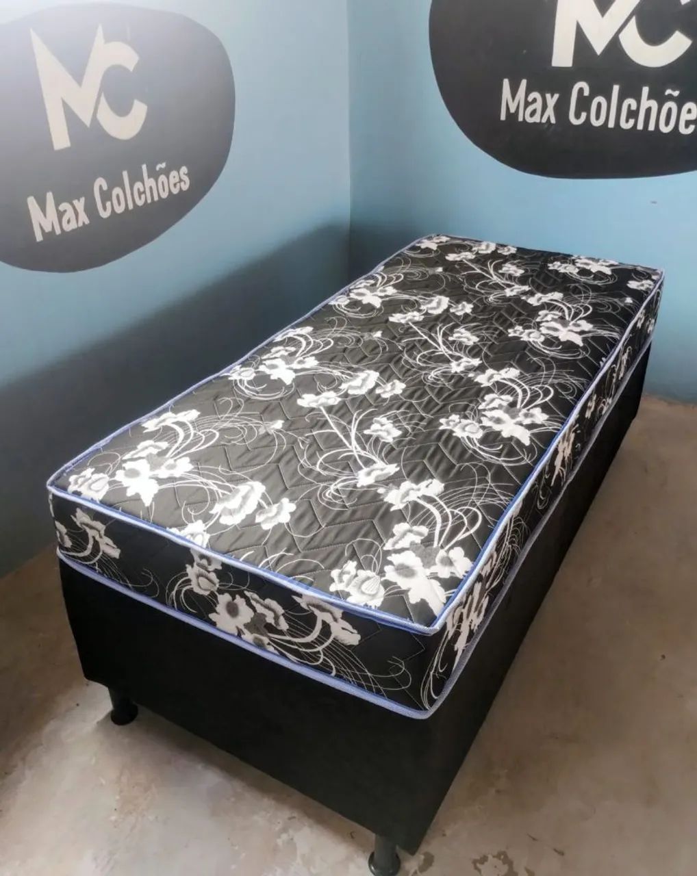 Cama Box Solteiro com Molas Ensacadas