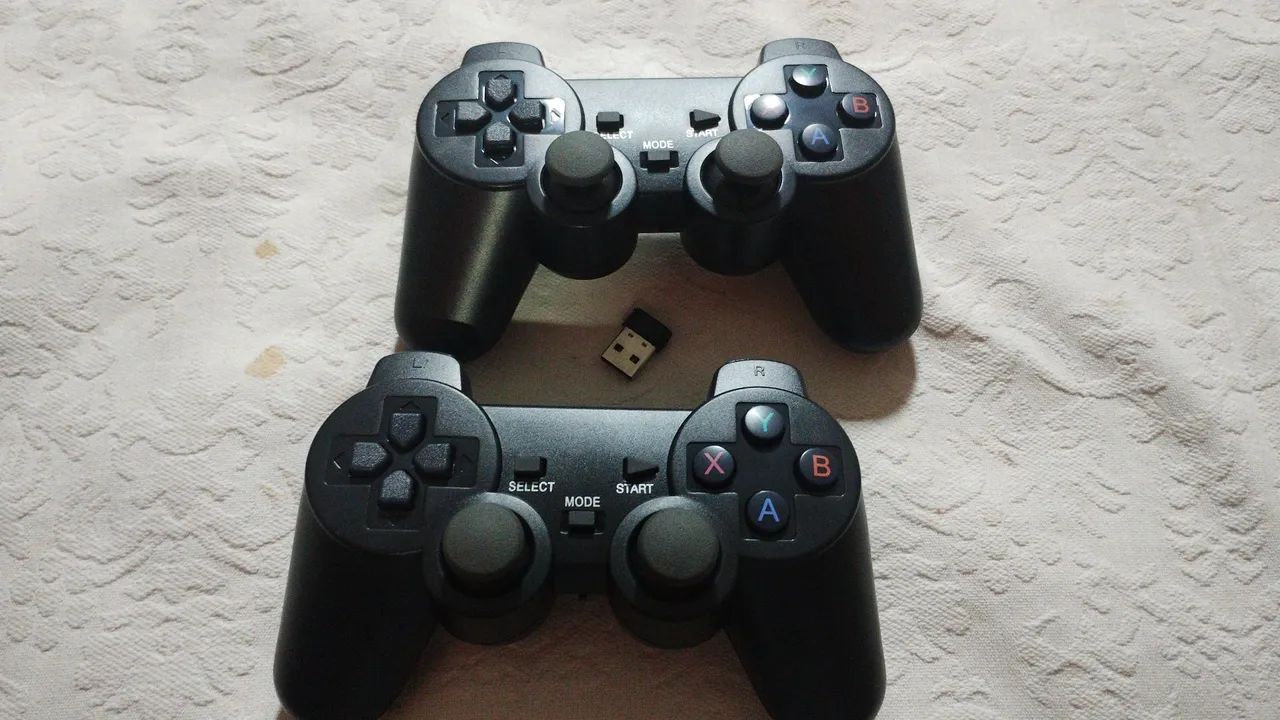 Controles de game stick como sensorsem fio