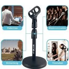 Suporte microfone mesa It.Blue LE-3602
