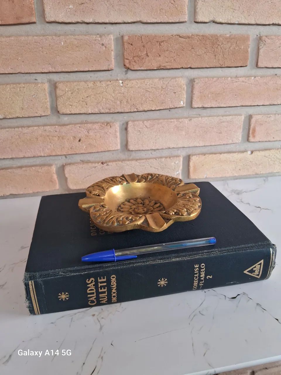 Cinzeiro vintage em bronze maciço  - Foto 4