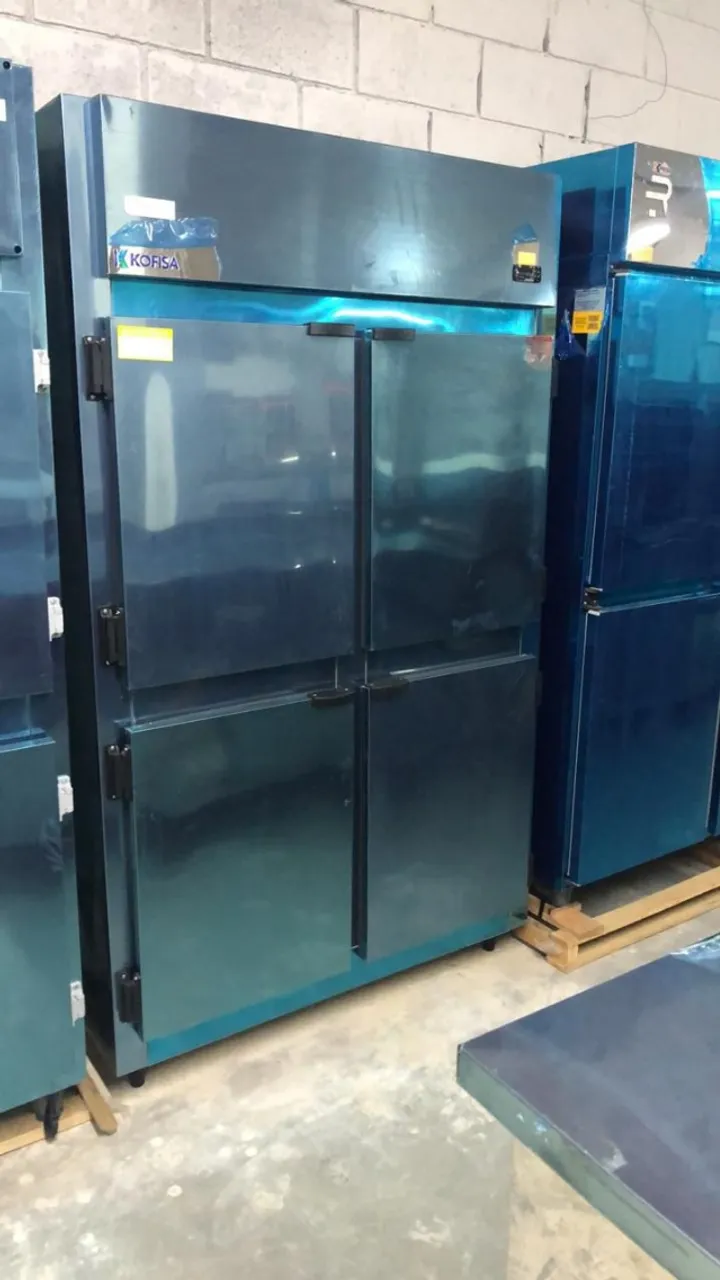 Mini câmara Refrigerada 4 portas Inox