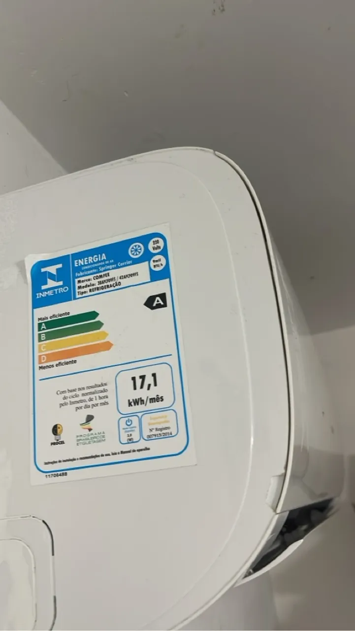 Ar-Condicionado Comfee 9000 BTUs - Eficiência A