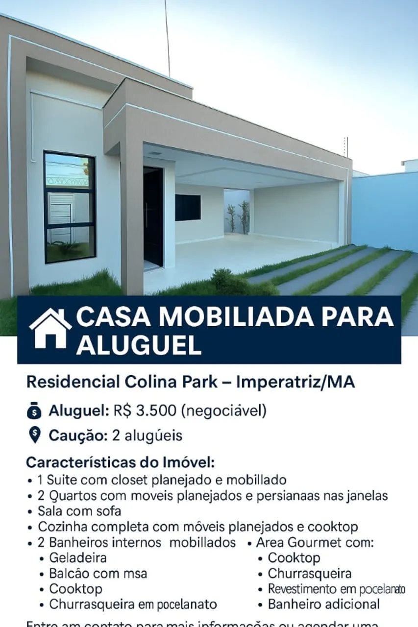 Aluguel de Casa - Excelente Oportunidade!