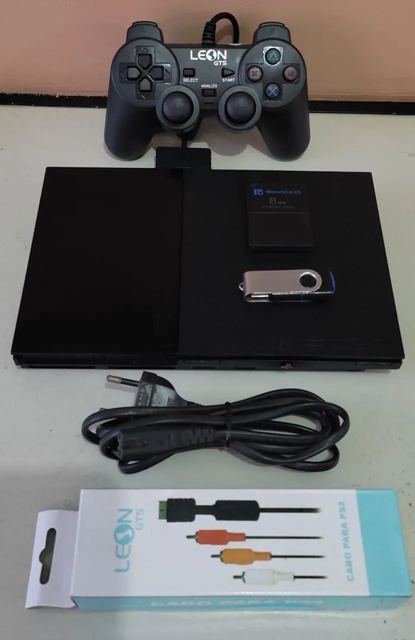 PS2 completo pronto pra jogar com 17 jogos!