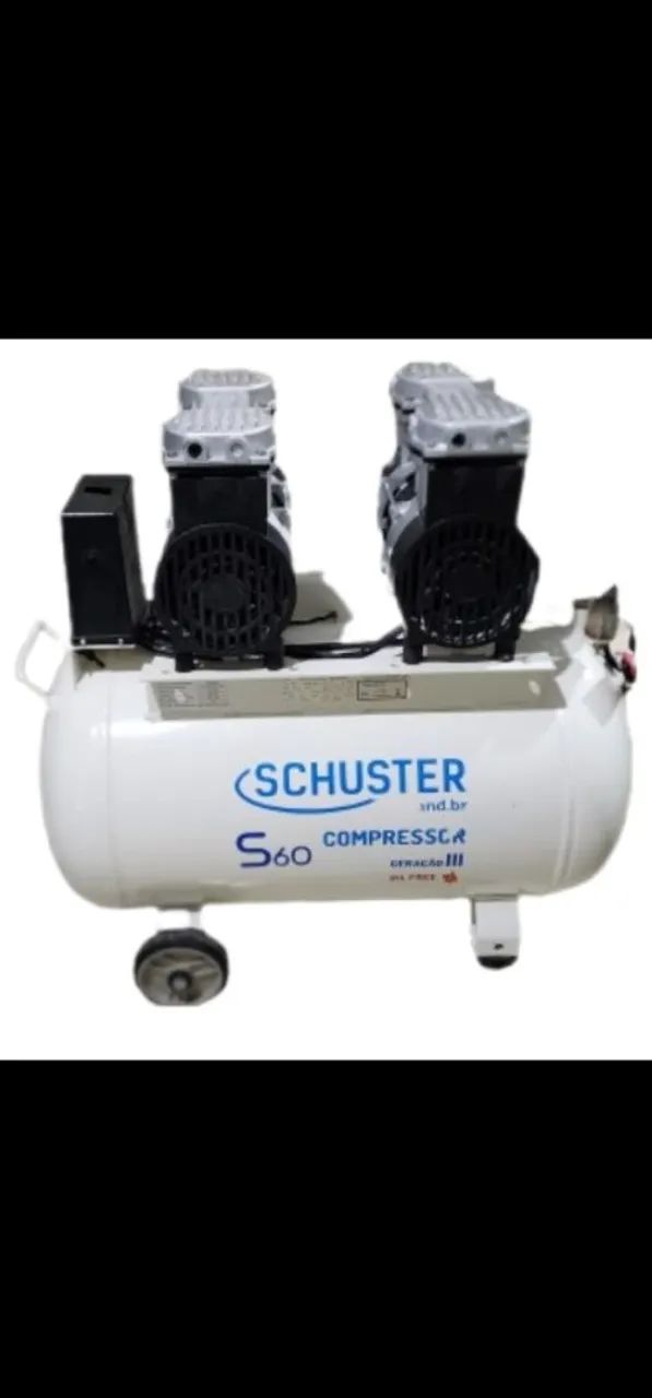Compressor de ar schuster S60 51l 220v geração III RETIRADA