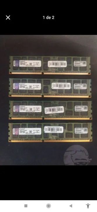 4x Memórias RAM DDR3 8GB 1600MHz Desktop - Usadas - Foto 2