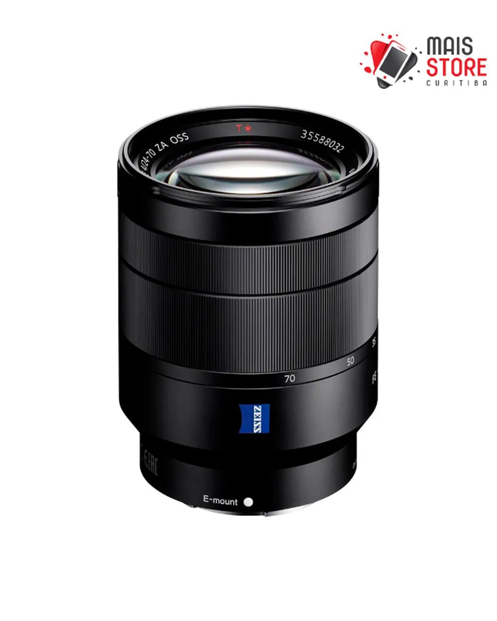 Lente Sony Sel Fe 24-70MM F4 Zeiss Oss - (Novo/Lacrado)
