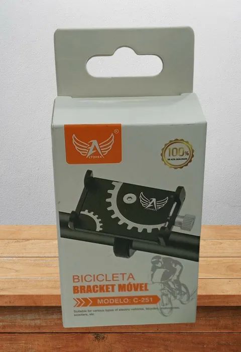 Suporte De Celular P/ Bicicleta E Moto Em Alumínio - C-251 - 1190 - Foto 5