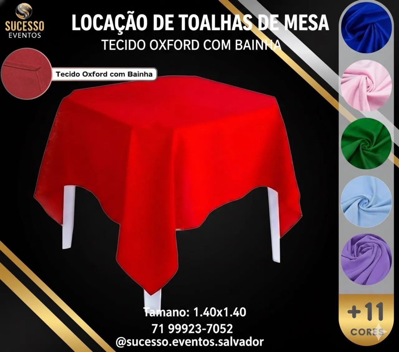Locação de toalhas e mesas  - Foto 2