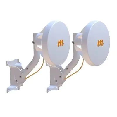 Link Mimosa com duas antenas e 2 radios integrados para ate 6km 1 Giga