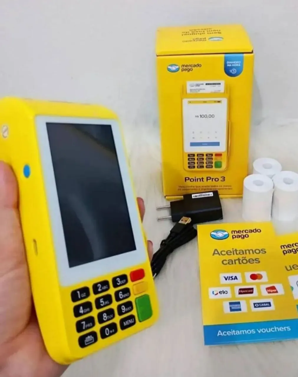 Máquina de Cartão Mercado Pago Point Pro 3